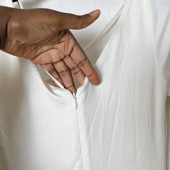 ET OCHS Bella ruched satin-jersey midi dress - Picture 3 of 12